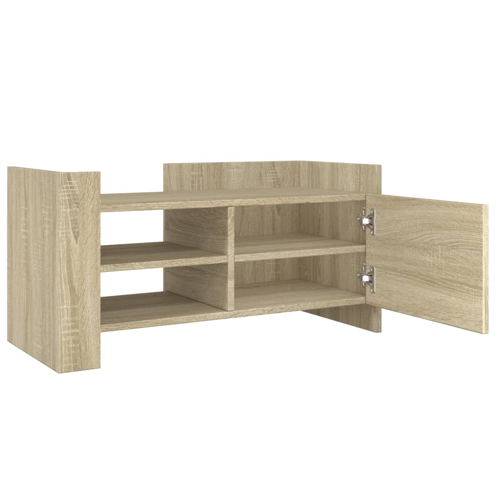 vidaXL TV Cabinet Sonoma Oak 80x35x40 cm Engineered Wood