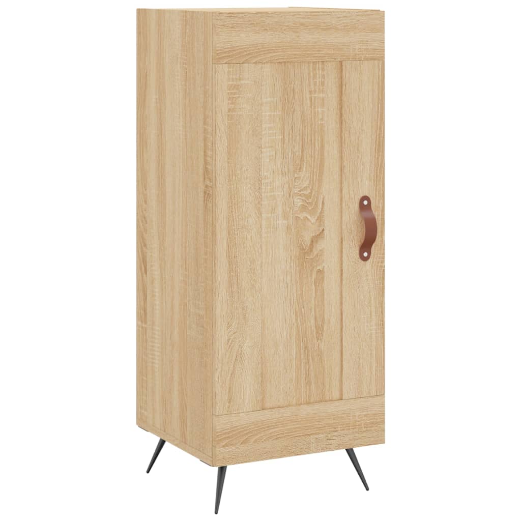 vidaXL Highboard Sonoma Oak 34.5x34x180 cm Engineered Wood