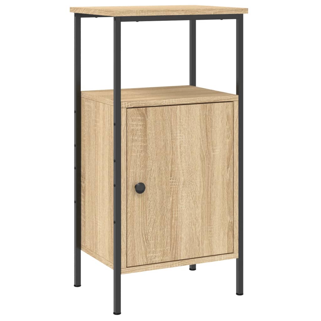 vidaXL Bedside Cabinet Sonoma Oak 41x31x80 cm Engineered Wood