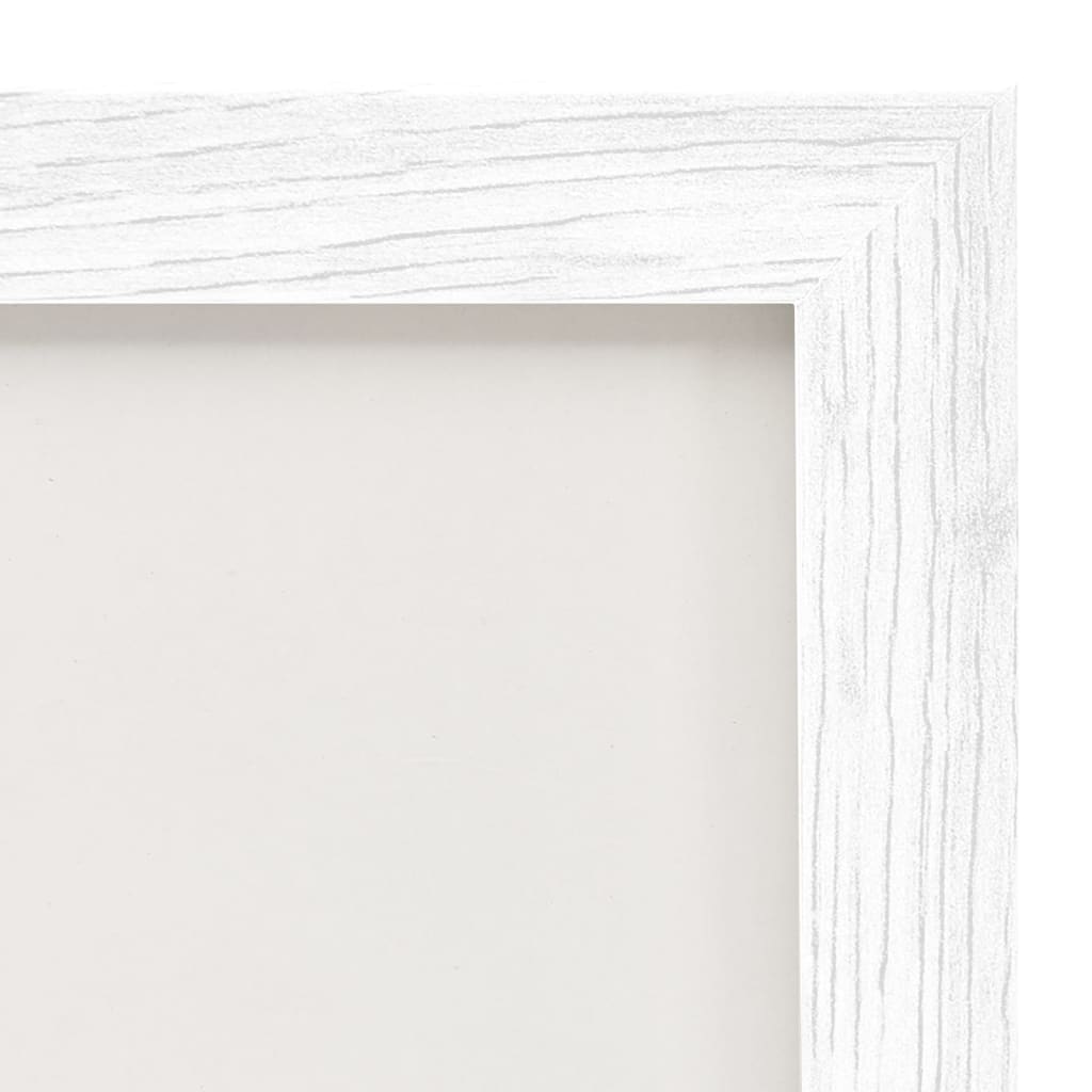 vidaXL Bifold Photo Frame Collage White 2x