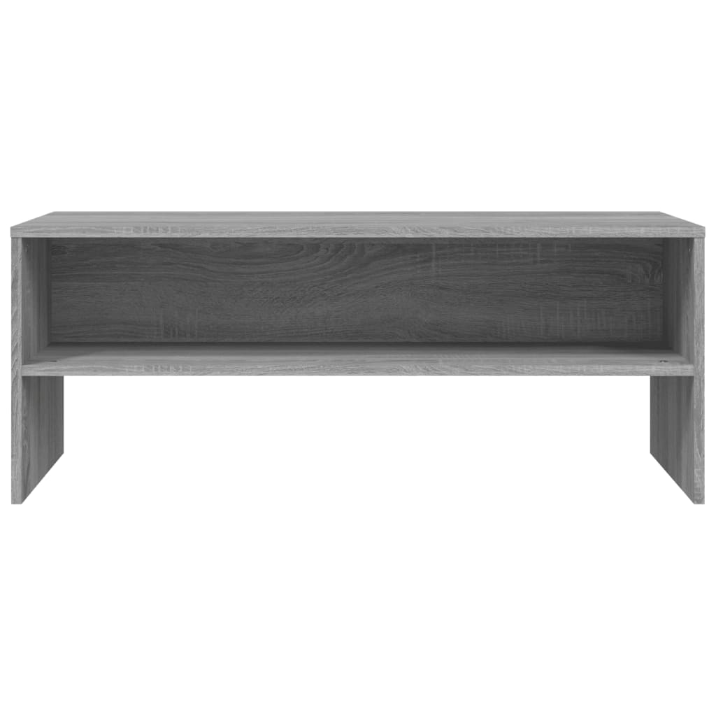 vidaXL TV Cabinet Grey Sonoma 100x40x40 cm Engineered Wood