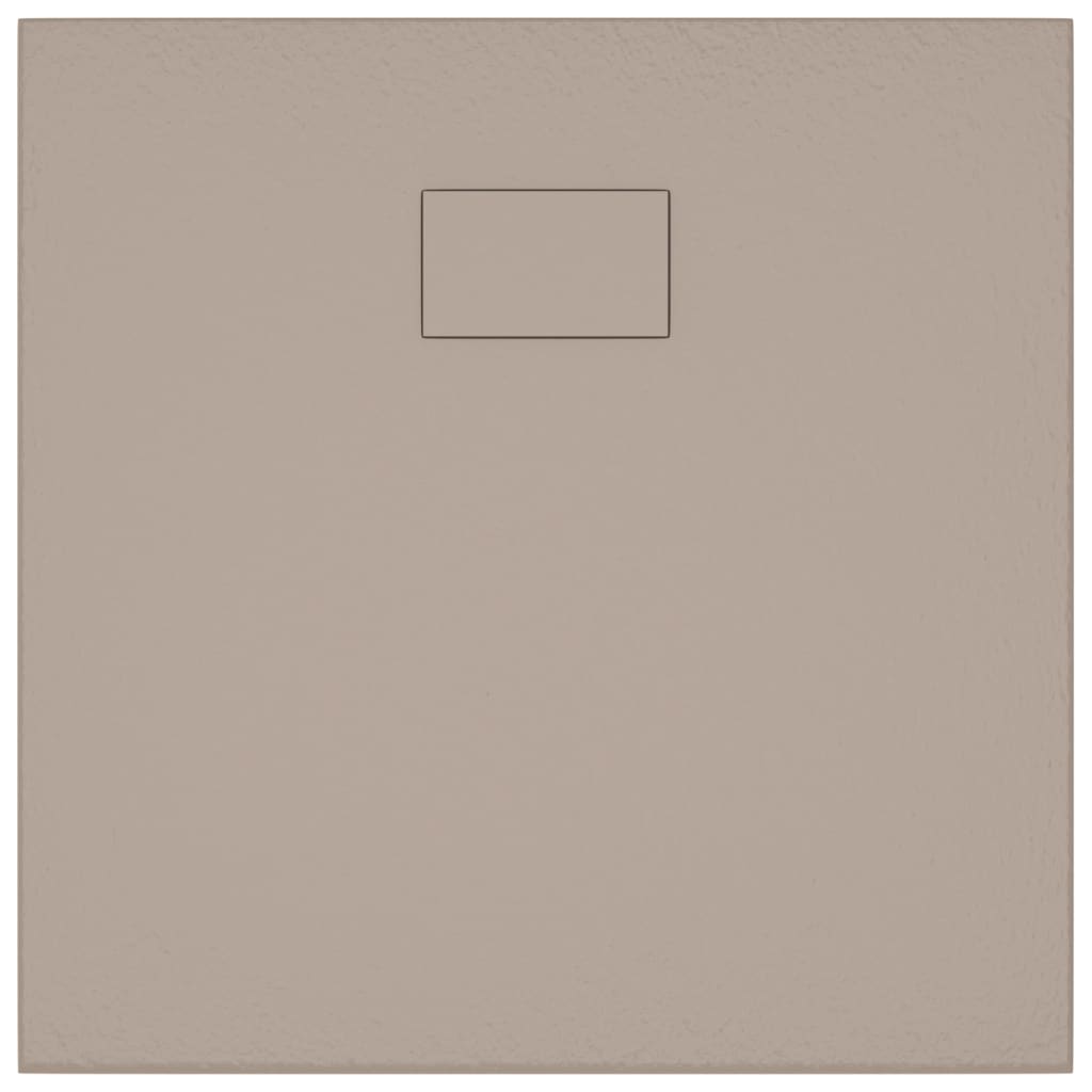 vidaXL Shower Base Tray SMC Brown 90x90 cm