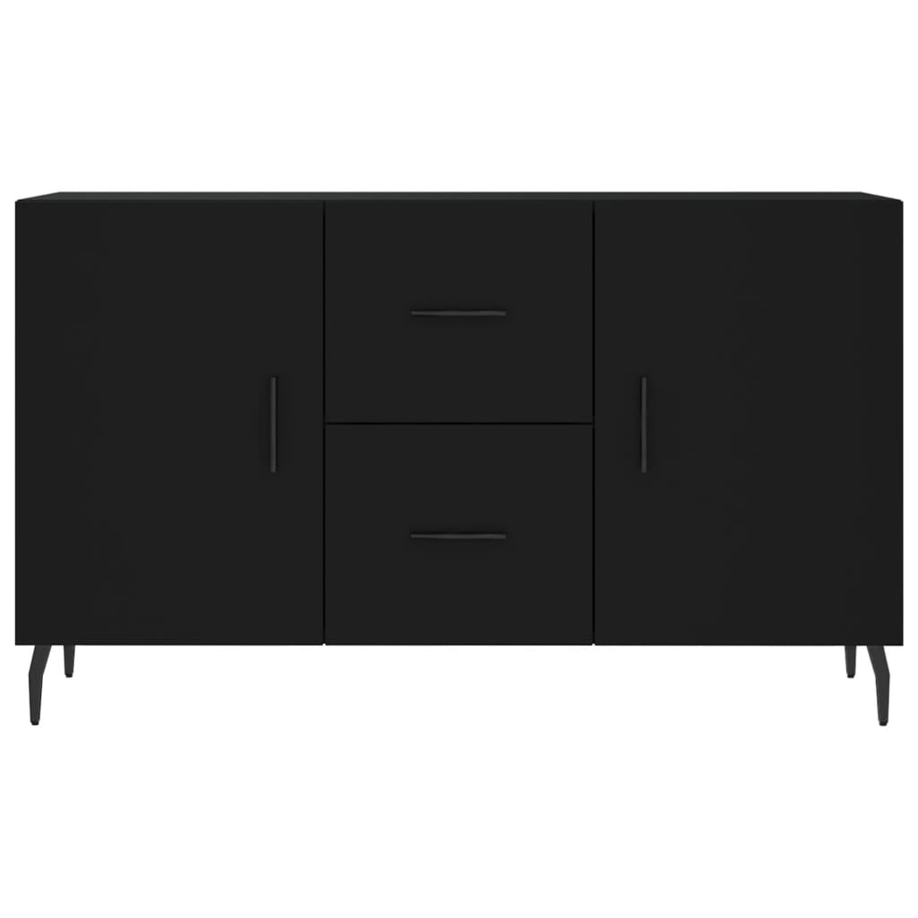 vidaXL Sideboard Black 100x36x60 cm Engineered Wood