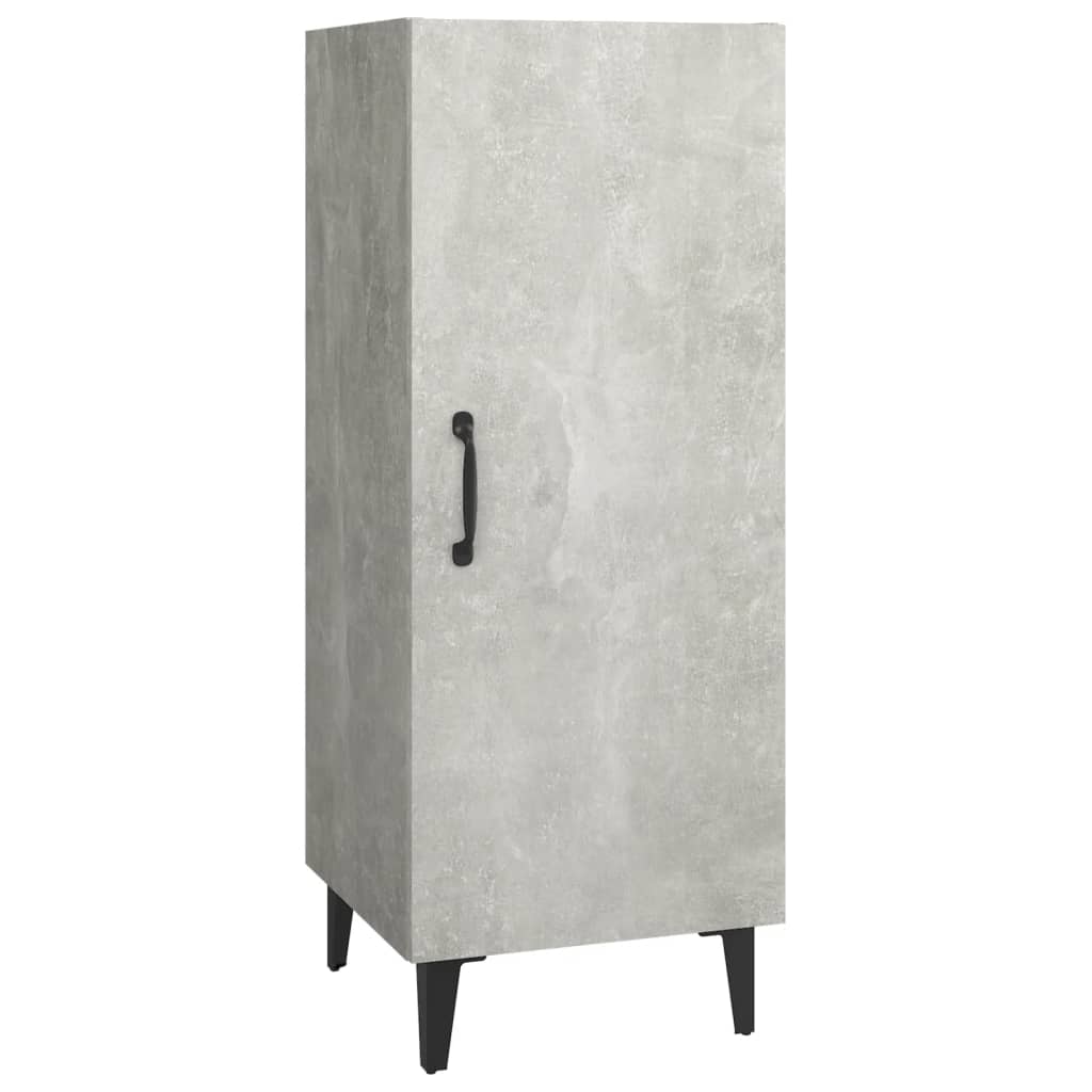 vidaXL Sideboard Concrete Grey 34.5x34x90 cm Engineered Wood