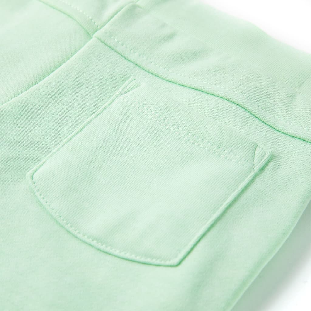 Kids' Shorts with Drawstring Bright Green 116