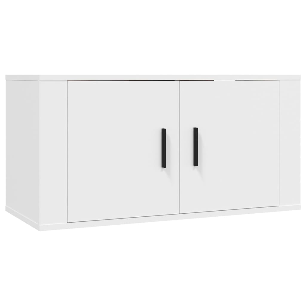 vidaXL Wall-mounted TV Cabinets 3 pcs White 80x34.5x40 cm