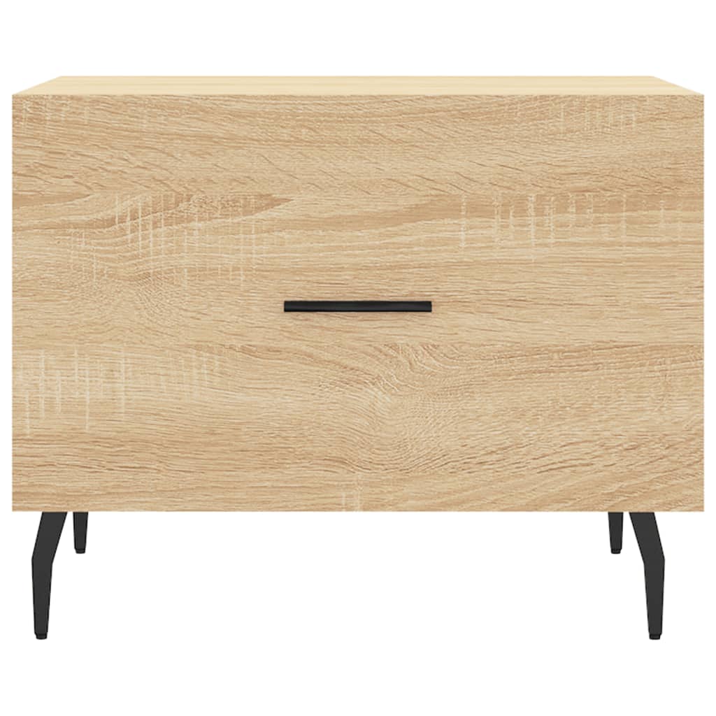 vidaXL Coffee Tables 2 pcs Sonoma Oak 50x50x40 cm Engineered Wood