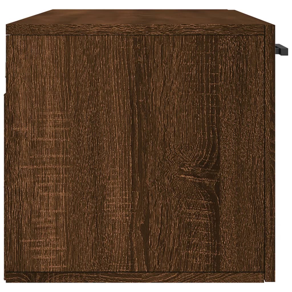 vidaXL Wall Cabinet Brown Oak 100x36.5x35 cm Engineered Wood