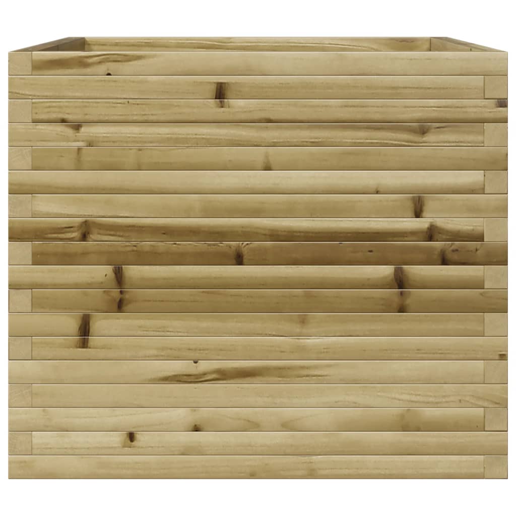 vidaXL Garden Planter 80x80x68.5 cm Impregnated Wood Pine