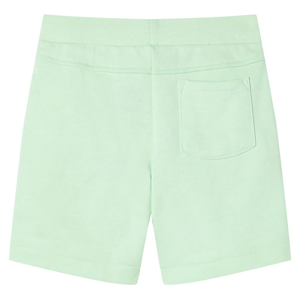 Kids' Shorts with Drawstring Bright Green 116