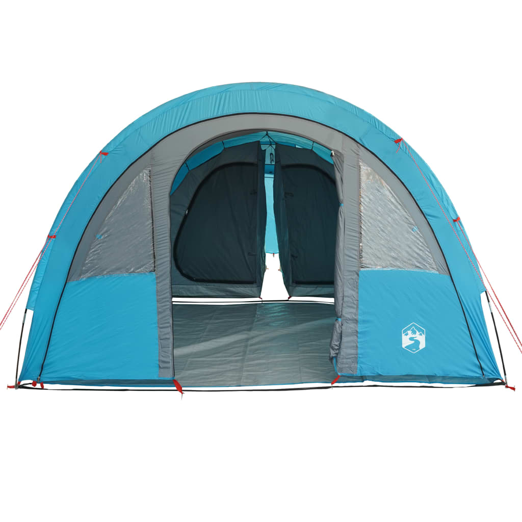 vidaXL Camping Tent Tunnel 4-Person Blue Waterproof