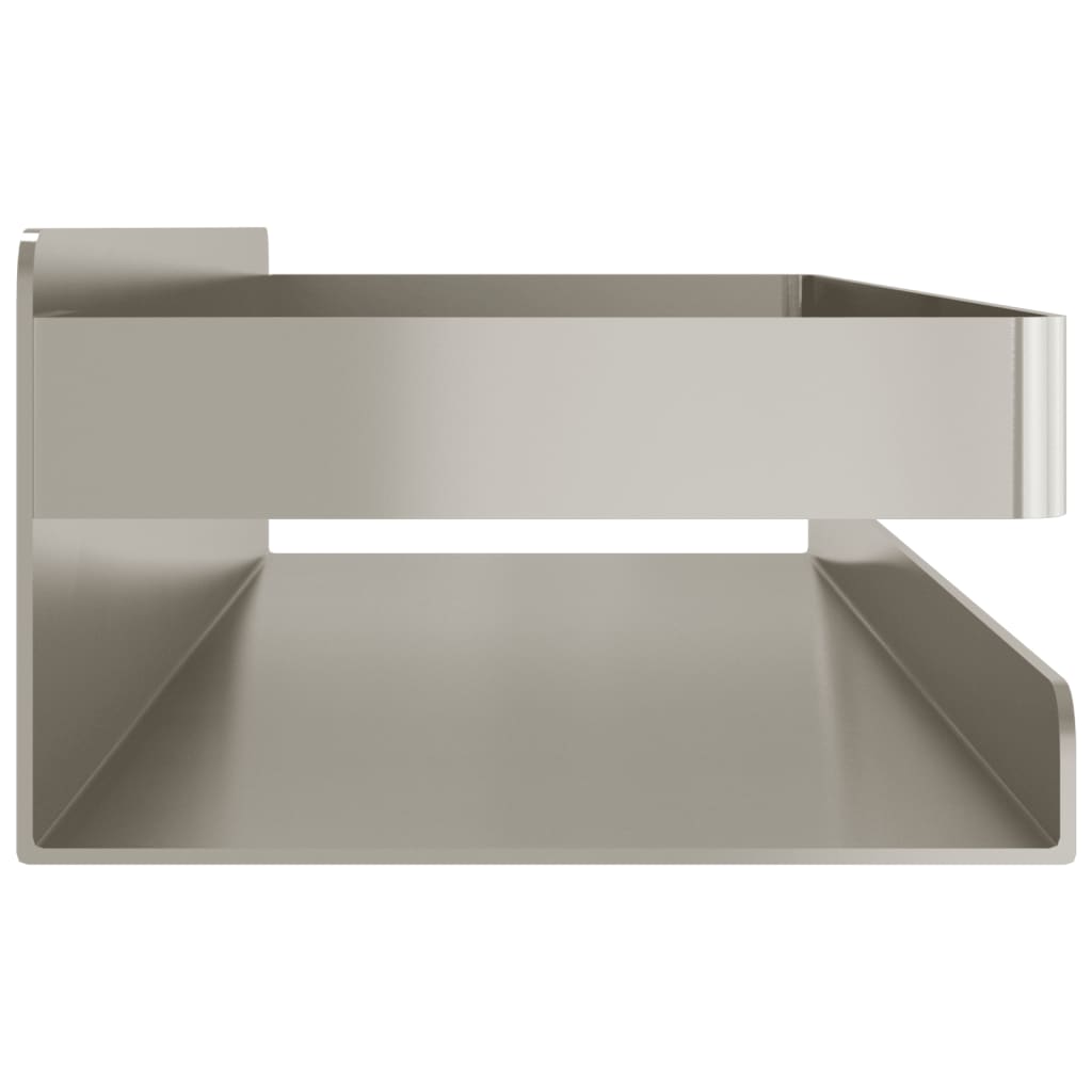 vidaXL Shower Shelf 30x10x6 cm Brushed 304 Stainless Steel