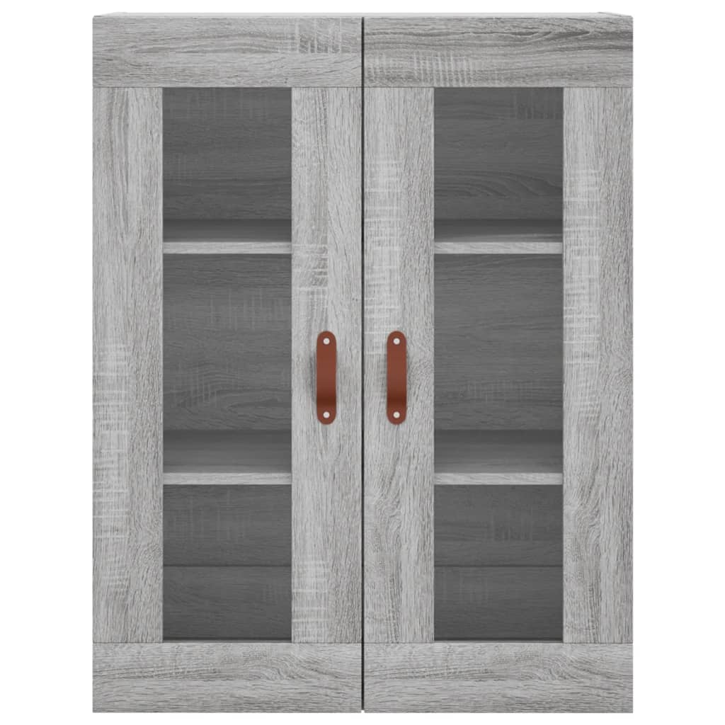 vidaXL Highboard Grey Sonoma 69.5x34x180 cm Engineered Wood