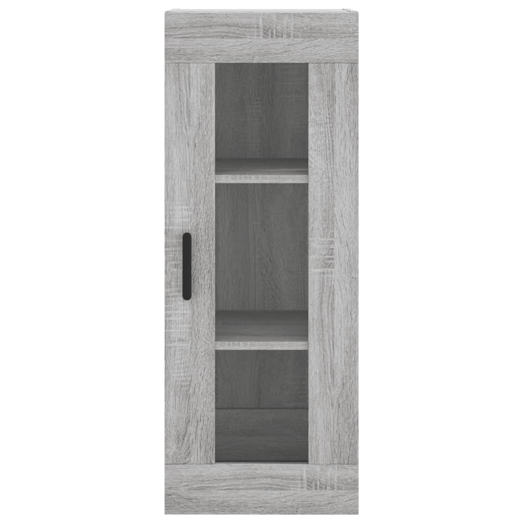 vidaXL Highboard Grey Sonoma 34.5x34x180 cm Engineered Wood