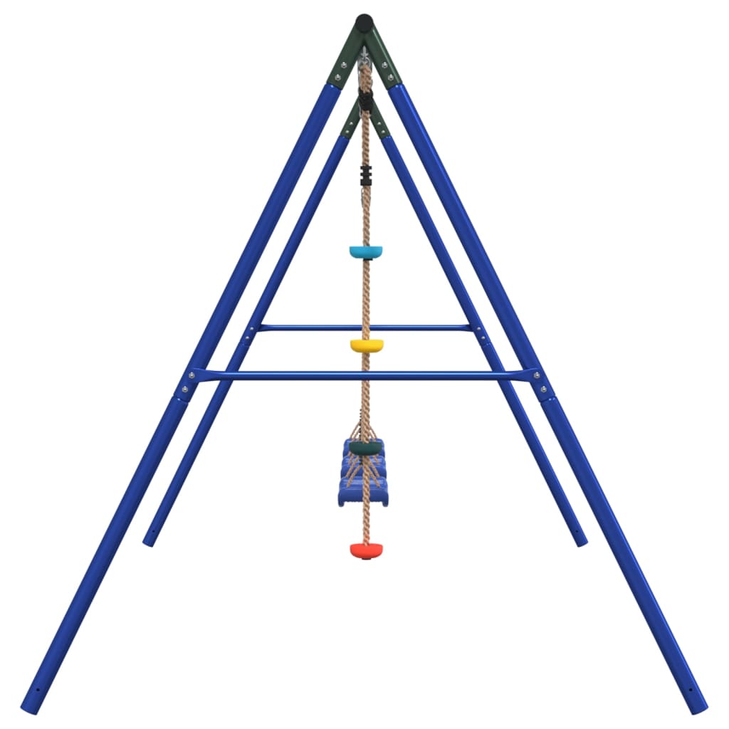 vidaXL Outdoor Swing Set with Swings and Disc Swing