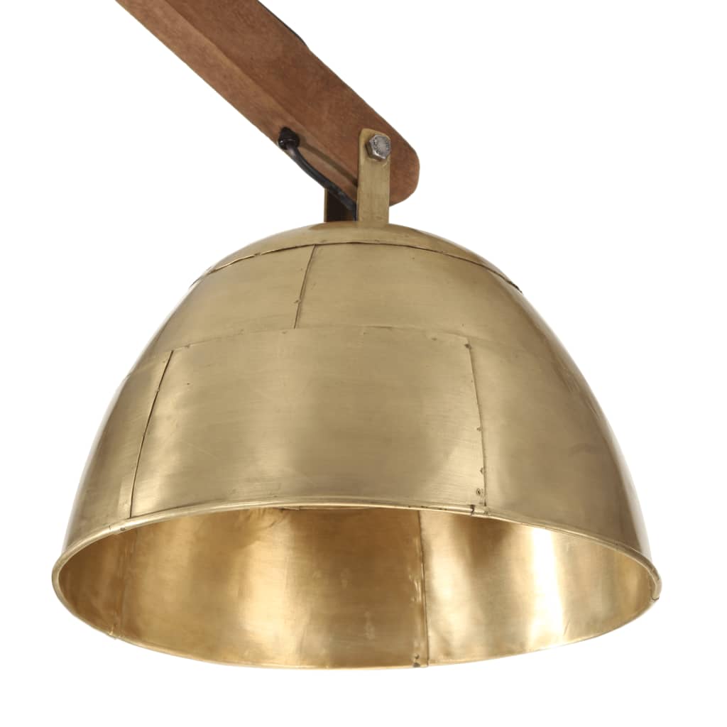 vidaXL Ceiling Lamp 25 W Antique Brass 29x18x85 cm E27