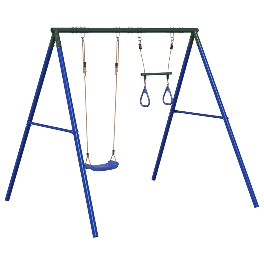 vidaXL Outdoor Swing Set with Swing and Trapeze