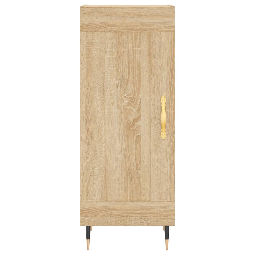 vidaXL Sideboard Sonoma Oak 34.5x34x90 cm Engineered Wood