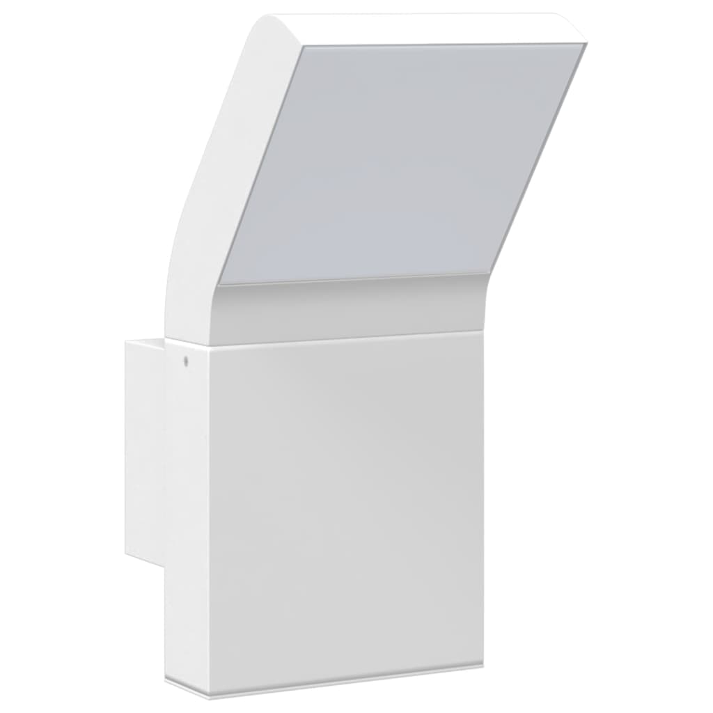 vidaXL Outdoor LED Wall Light White Die-cast Aluminium