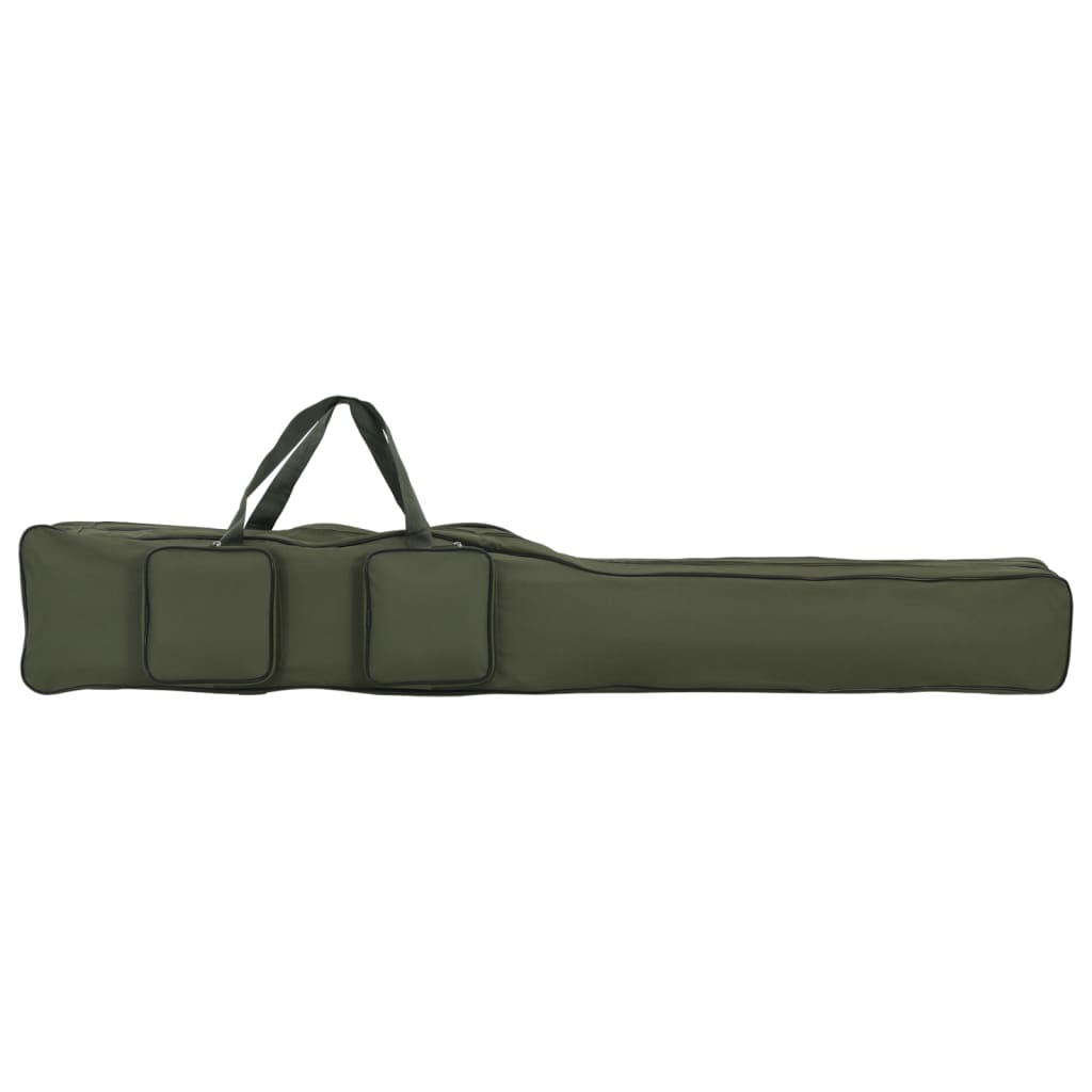 vidaXL Fishing Rod Bag Dark Green 160 cm Oxford Fabric