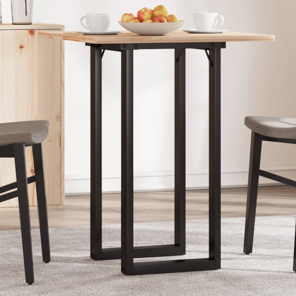 vidaXL Dining Table Legs O-Frame 80x40x73 cm Cast Iron