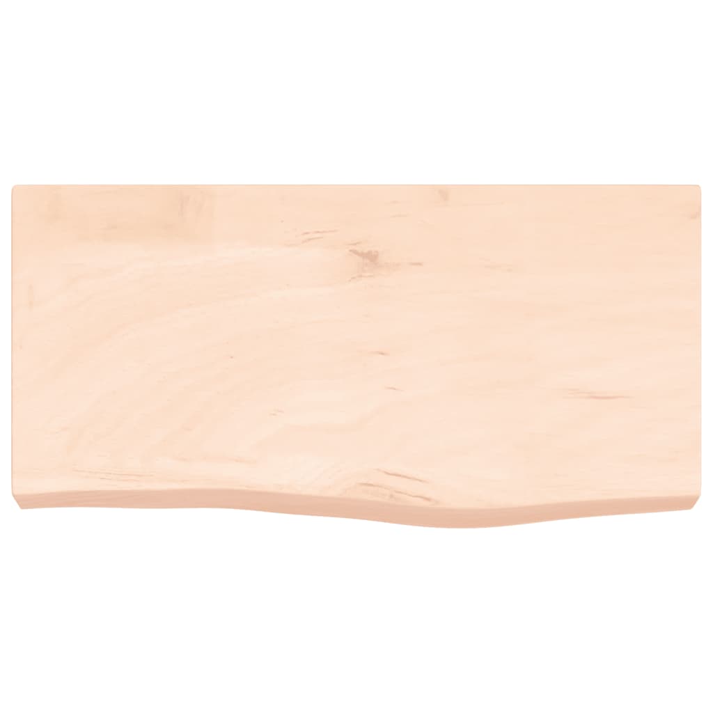 vidaXL Bathroom Countertop 60x30x(2-6) cm Untreated Solid Wood