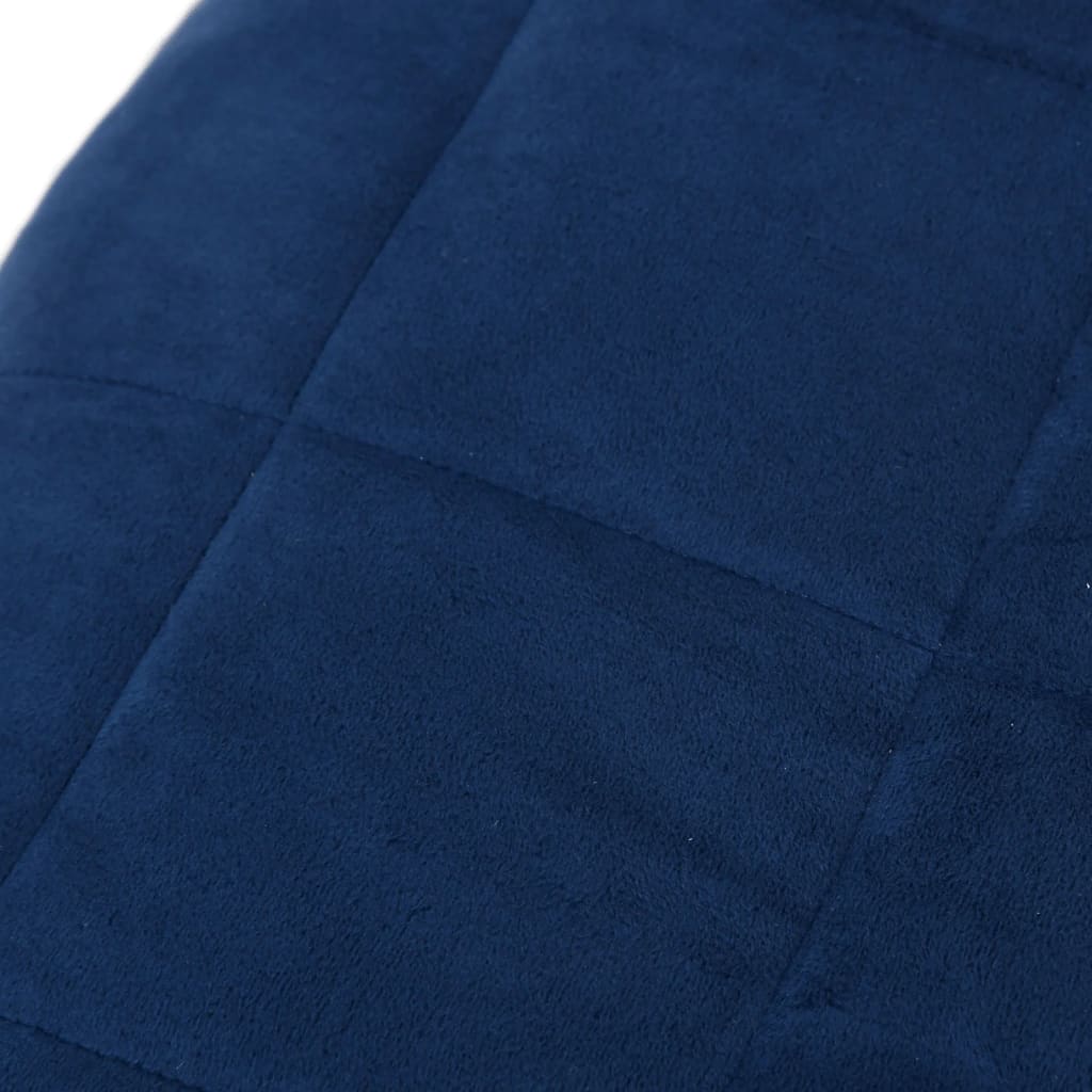 vidaXL Weighted Blanket Blue 122x183 cm 5 kg Fabric