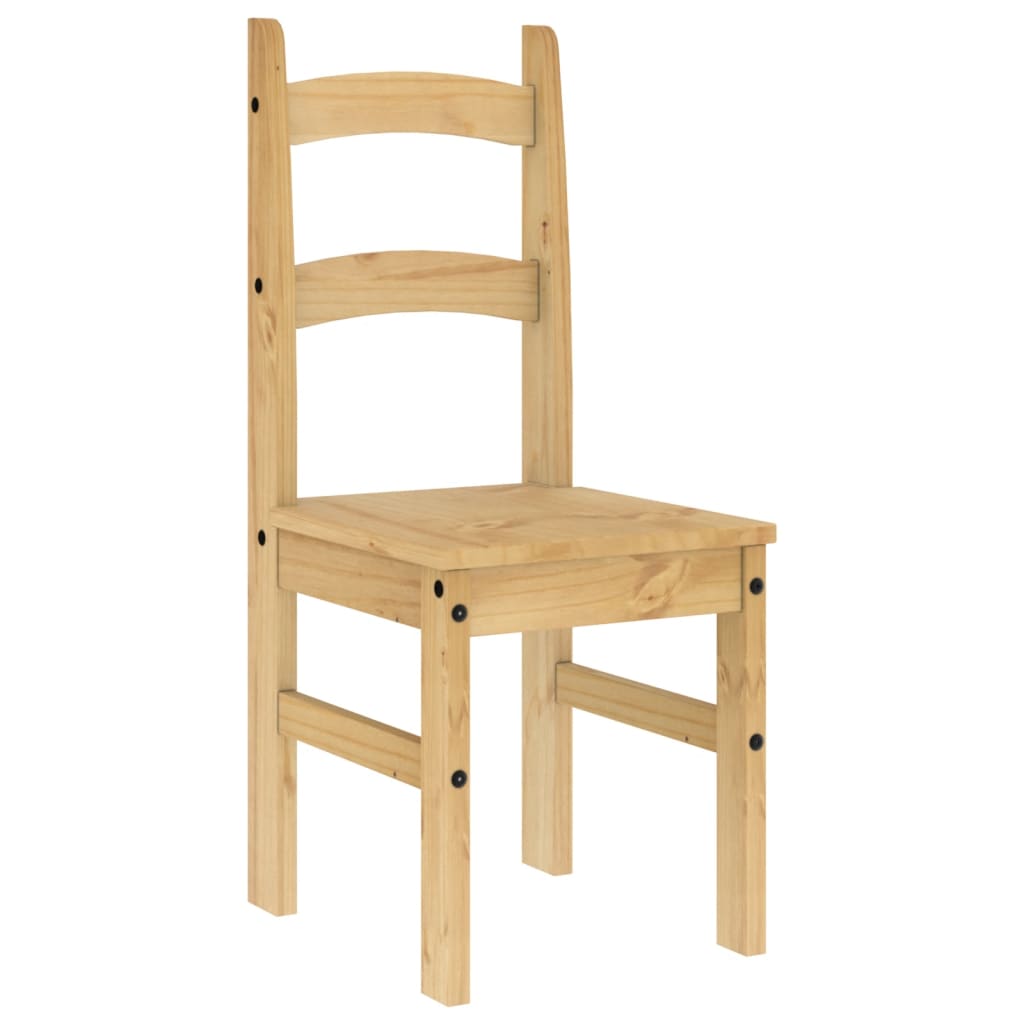 vidaXL Dining Chairs 2 pcs 40x46x99 cm Solid Wood Pine