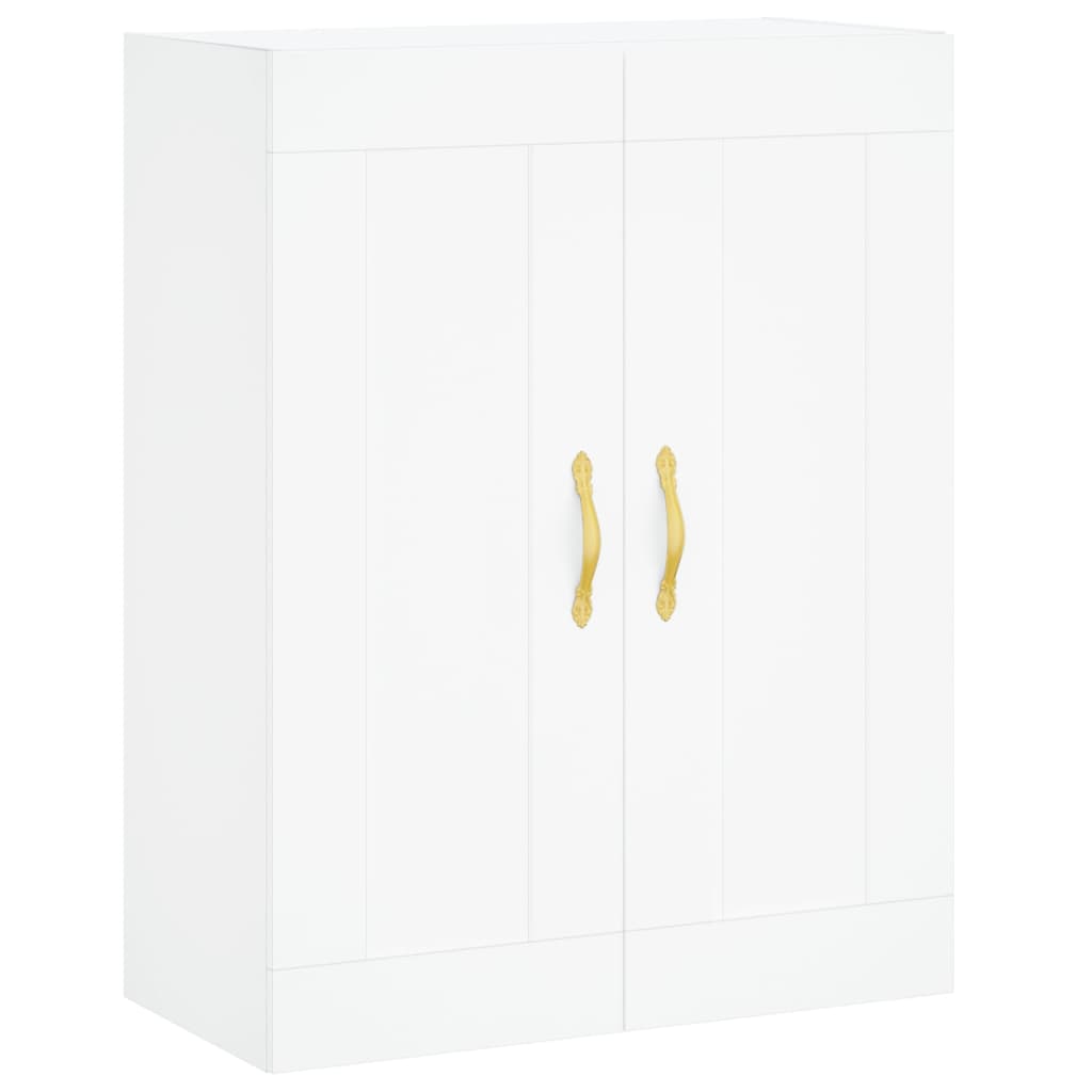 vidaXL Wall Mounted Cabinets 2 pcs White Engineered Wood