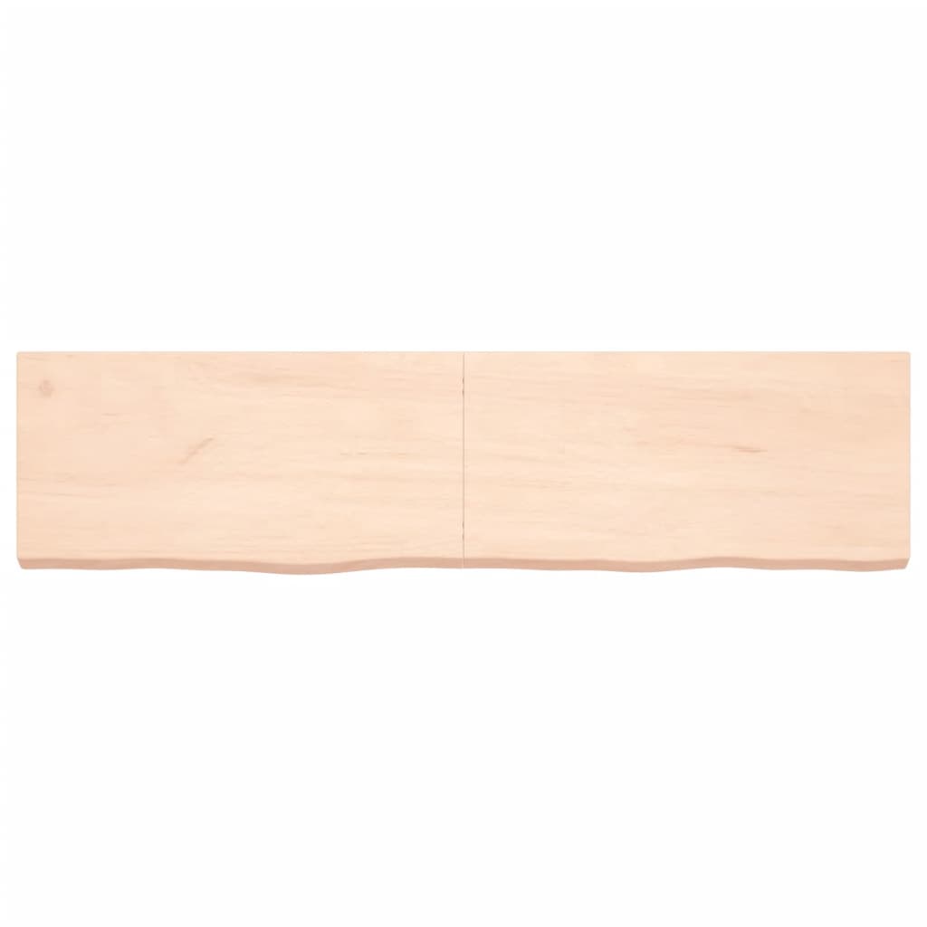 vidaXL Table Top 160x40x(2-6) cm Untreated Solid Wood Oak