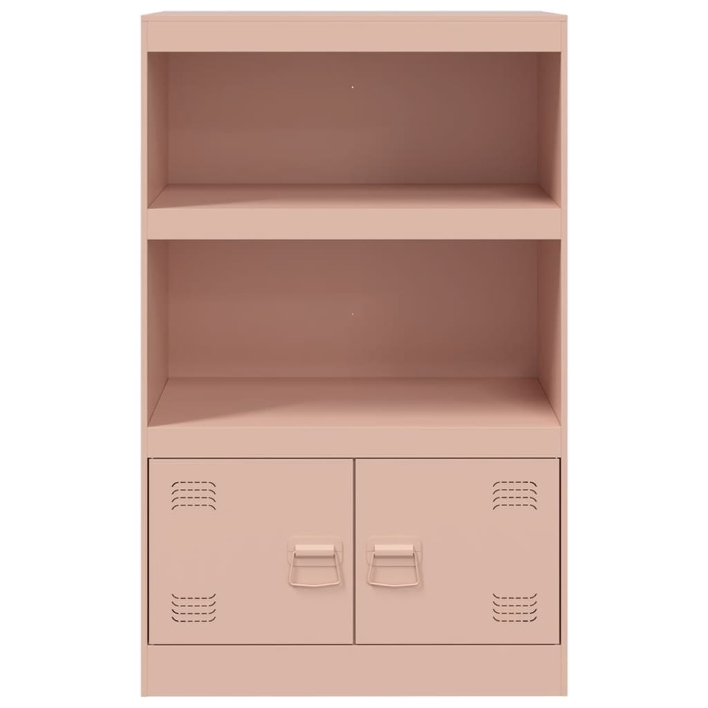 vidaXL Sideboard Pink 67x39x107 cm Steel