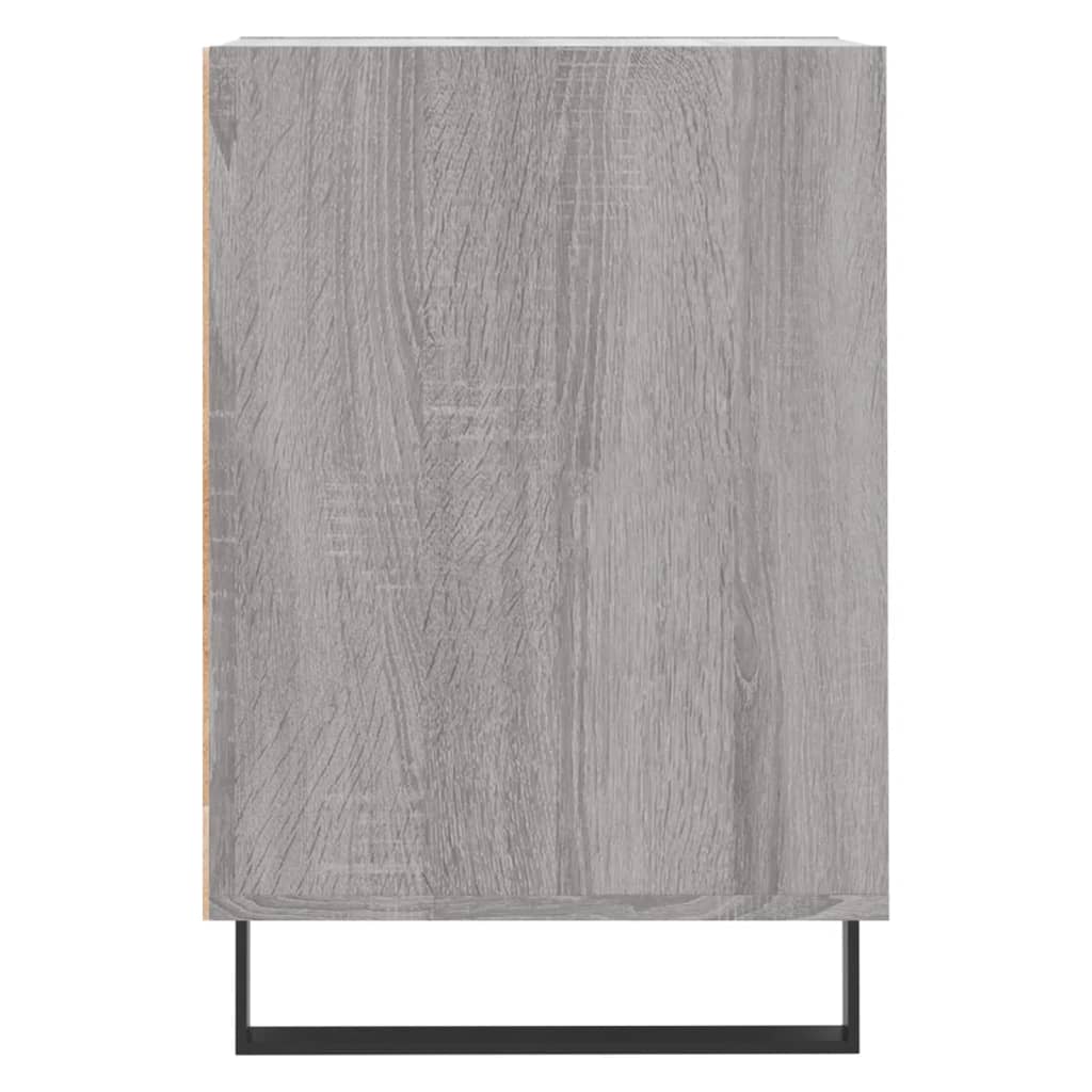 vidaXL TV Cabinet Grey Sonoma 100x35x55 cm Engineered Wood