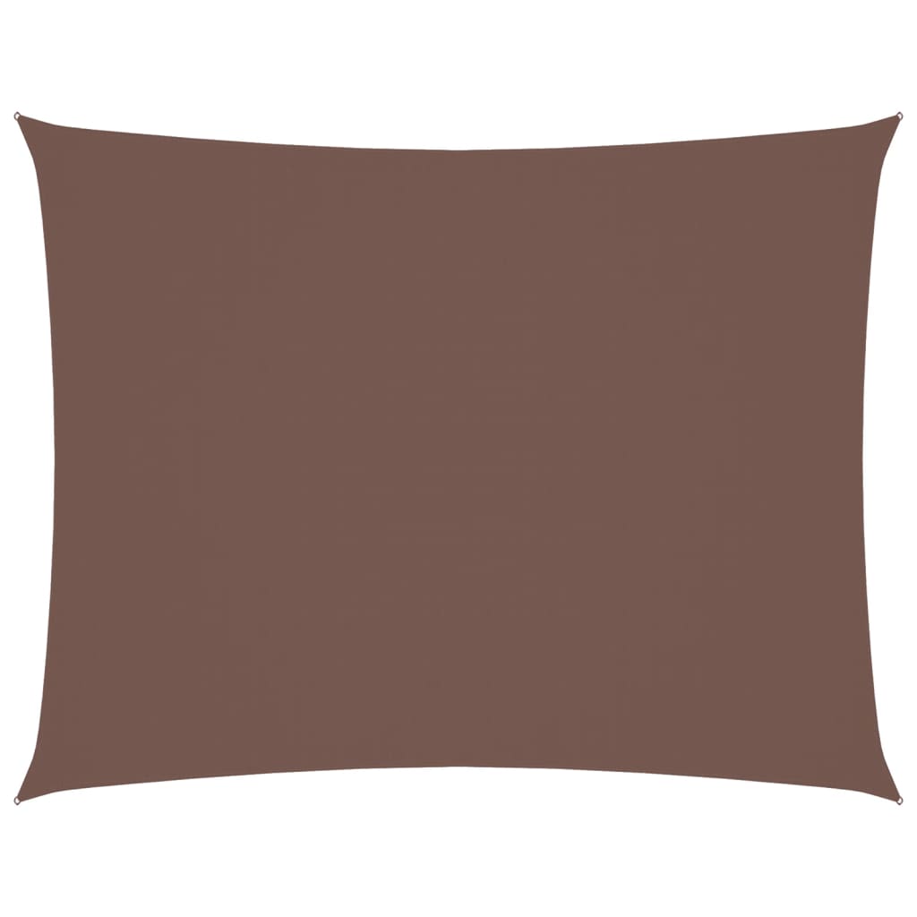 vidaXL Sunshade Sail Oxford Fabric Rectangular 2x3.5 m Brown