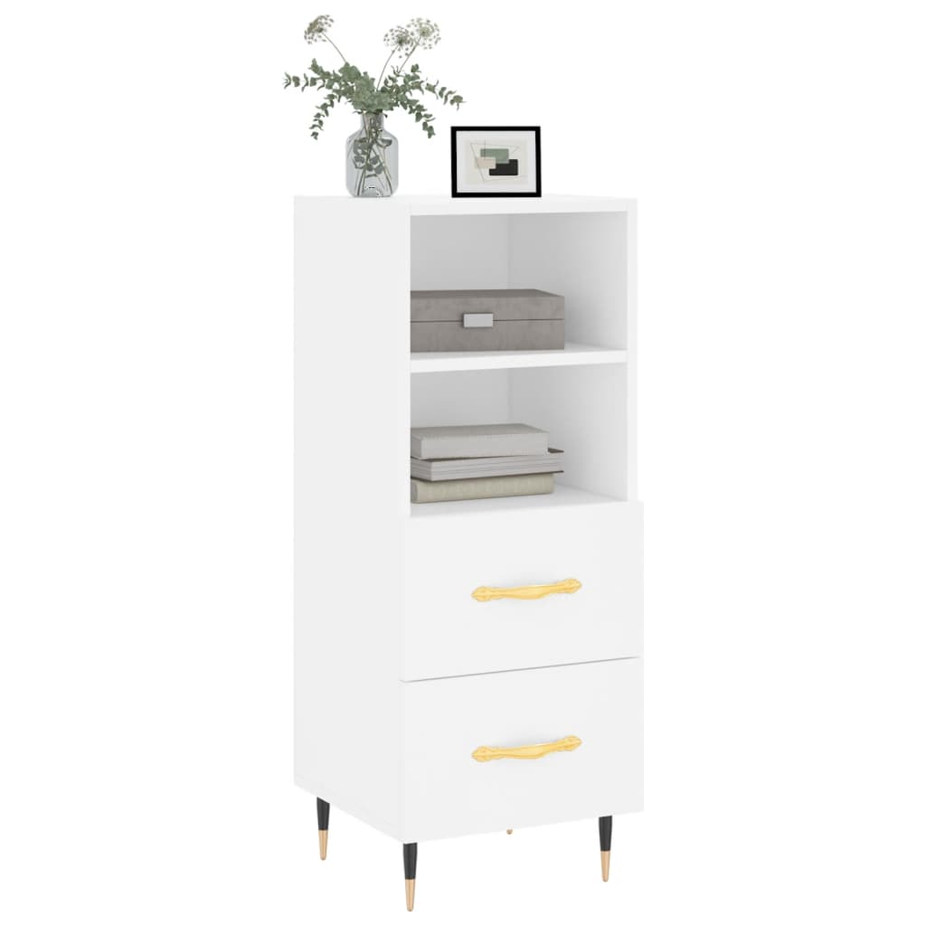 vidaXL Sideboard White 34.5x34x90 cm Engineered Wood