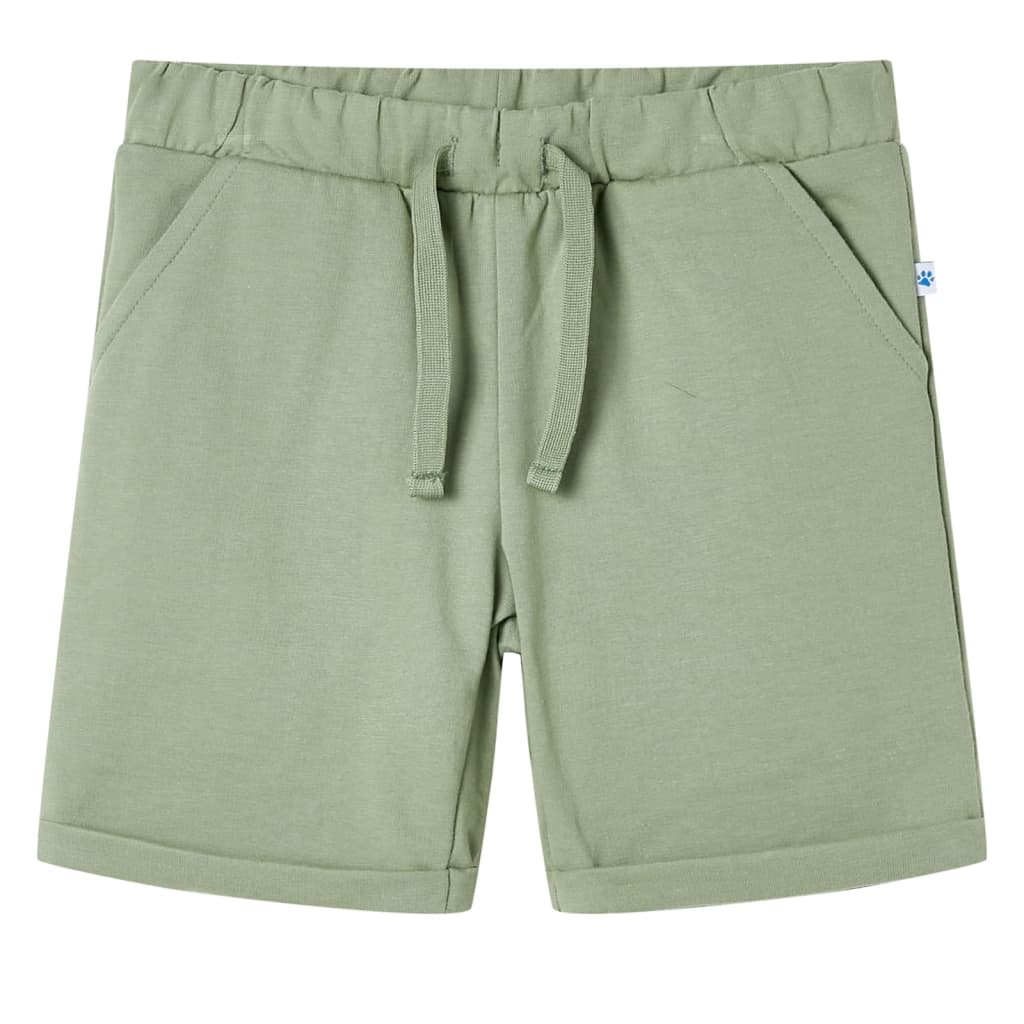 Kids' Shorts with Drawstring Light Khaki 104