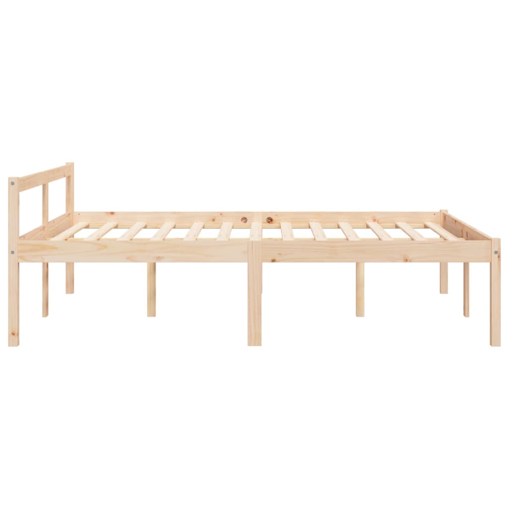 vidaXL Senior Bed without Mattress 120x200 cm Solid Wood Pine