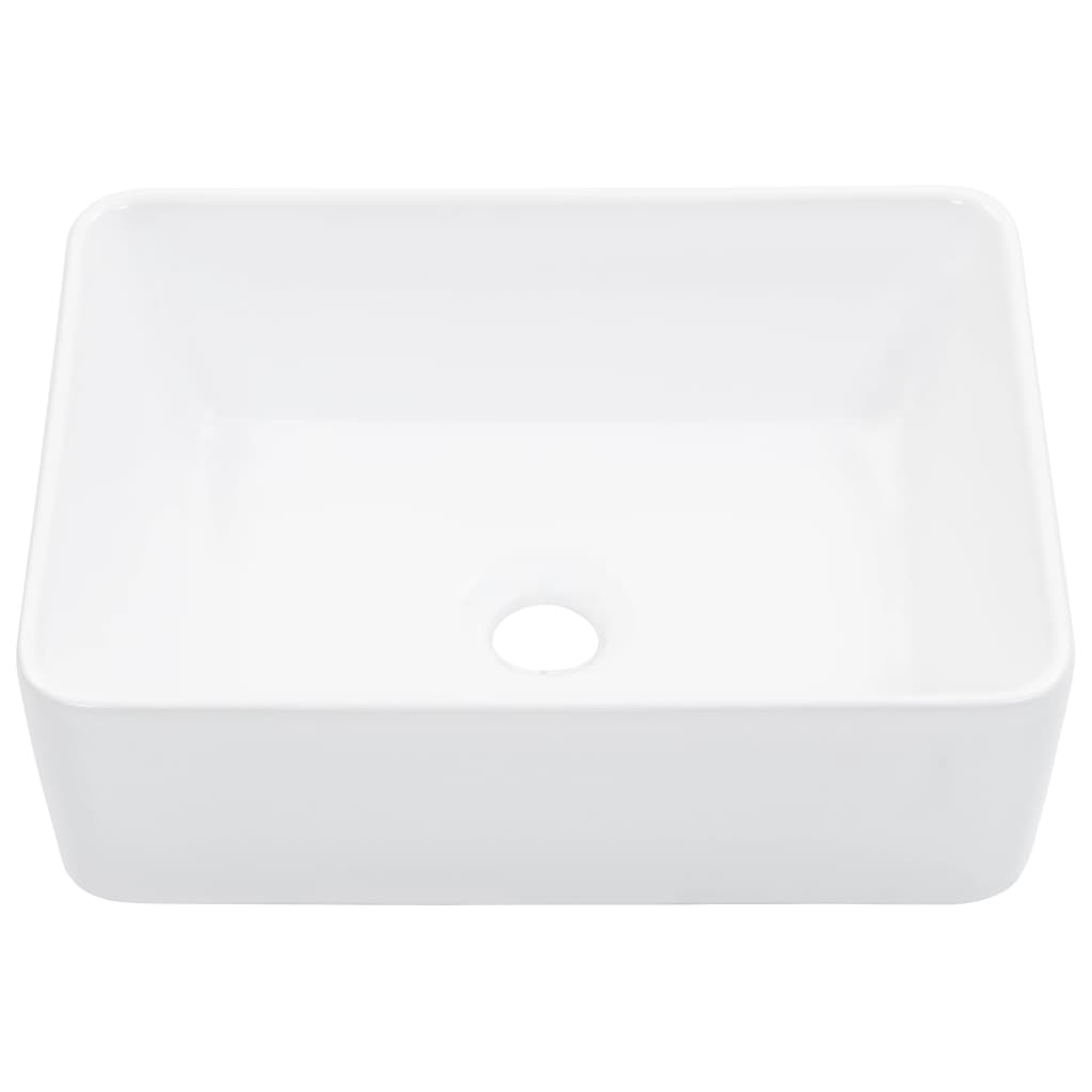 vidaXL Wash Basin 40x30x13 cm Ceramic White