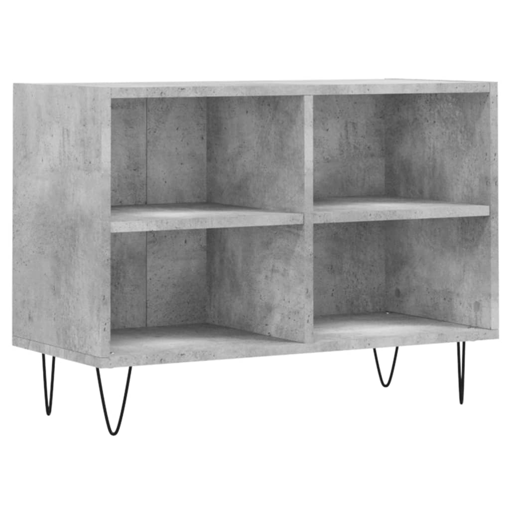 vidaXL TV Cabinet Concrete Grey 69.5x30x50 cm Engineered Wood