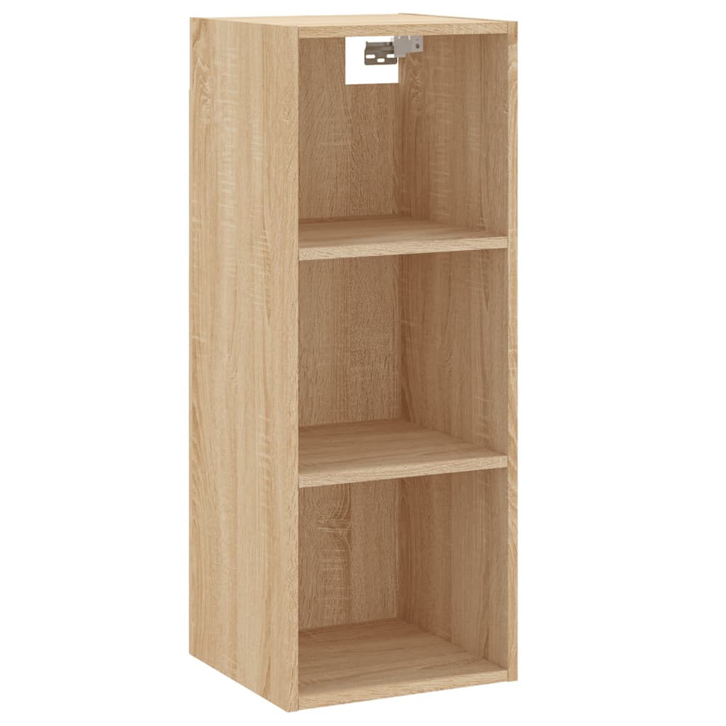 vidaXL Highboard Sonoma Oak 34.5x34x180 cm Engineered Wood