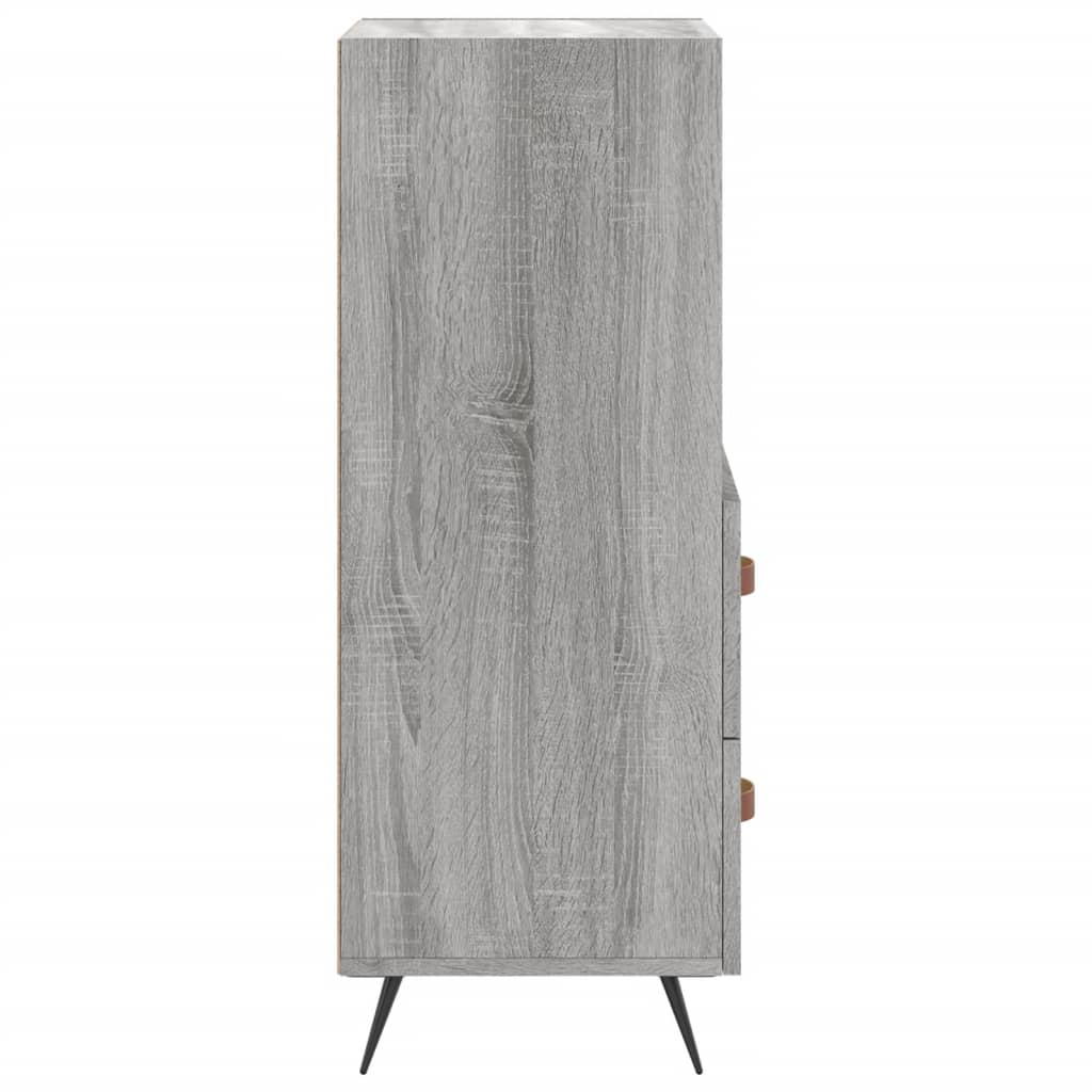 vidaXL Sideboard Grey Sonoma 34.5x34x90 cm Engineered Wood