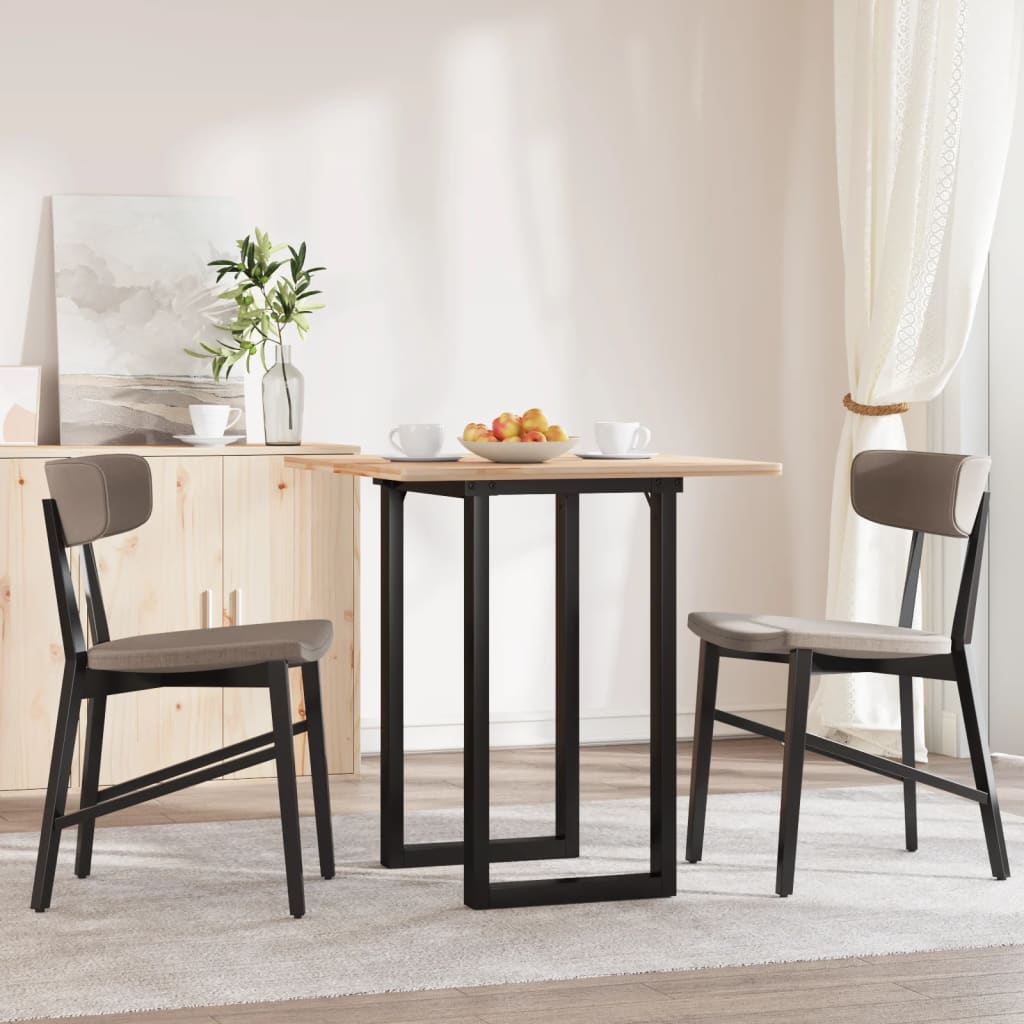 vidaXL Dining Table Legs O-Frame 50x40x73 cm Cast Iron