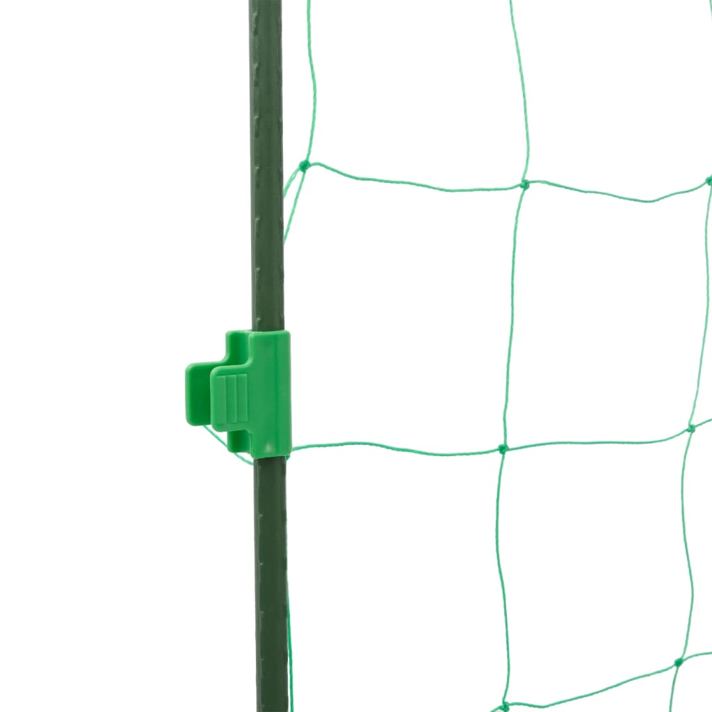 vidaXL Garden Trellis for Climbing Plants U-Shape 181x31x182.5 cm Steel