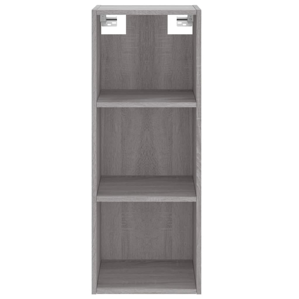 vidaXL Highboard Grey Sonoma 34.5x34x180 cm Engineered Wood