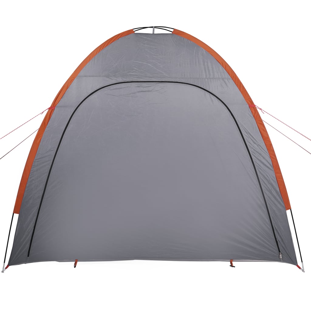 vidaXL Storage Tent Grey and Orange Waterproof