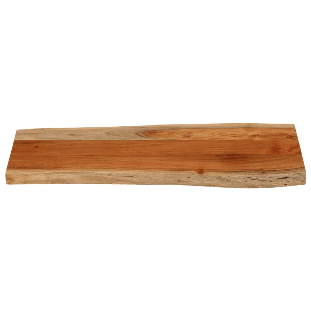 vidaXL Table Top 100x40x3.8 cm Rectangular Solid Wood Acacia Live Edge