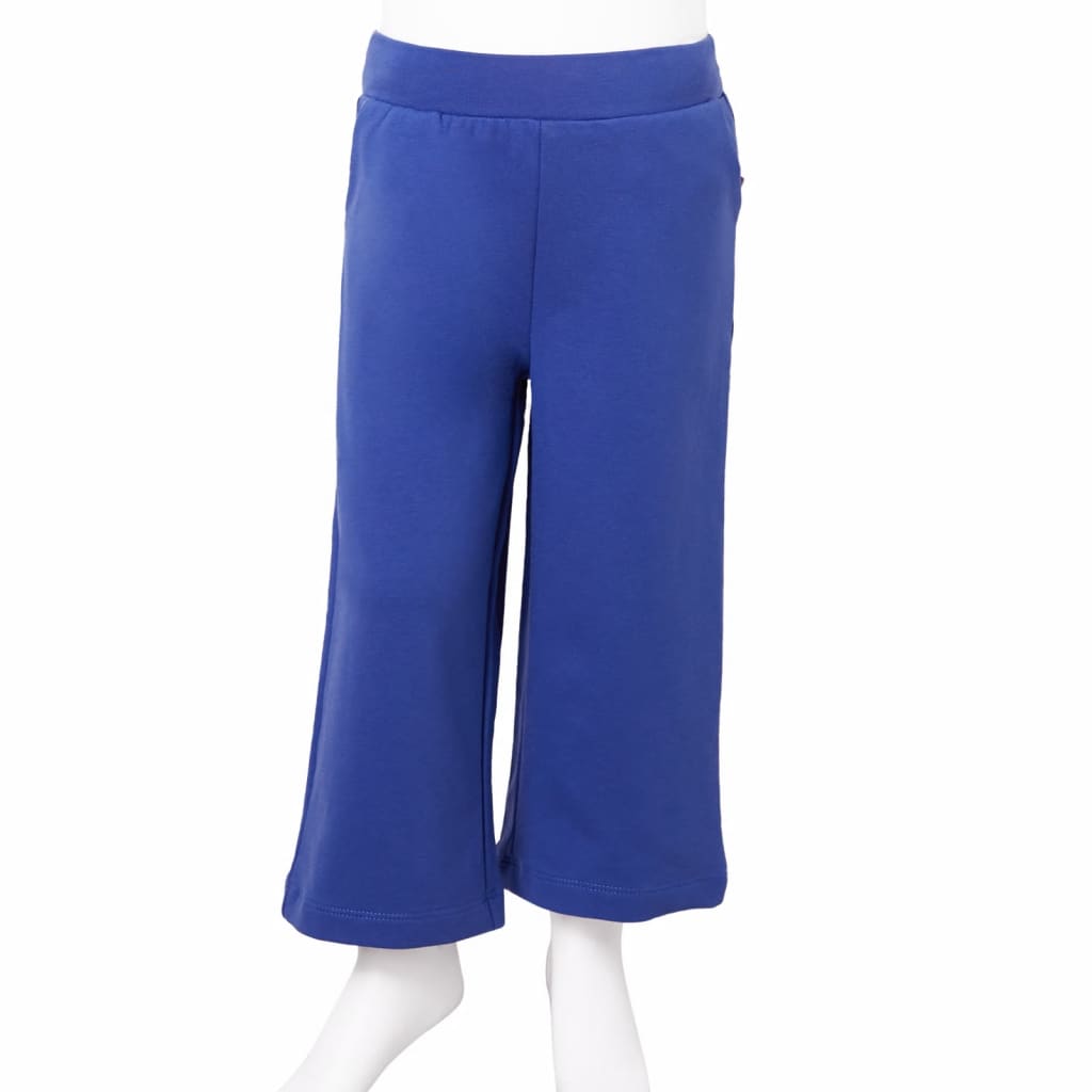 Kids' Pants with Wide Legs Cobalt Blue 92