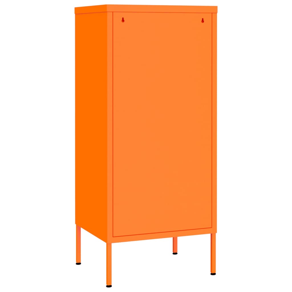 vidaXL Storage Cabinet Orange 42.5x35x101.5 cm Steel