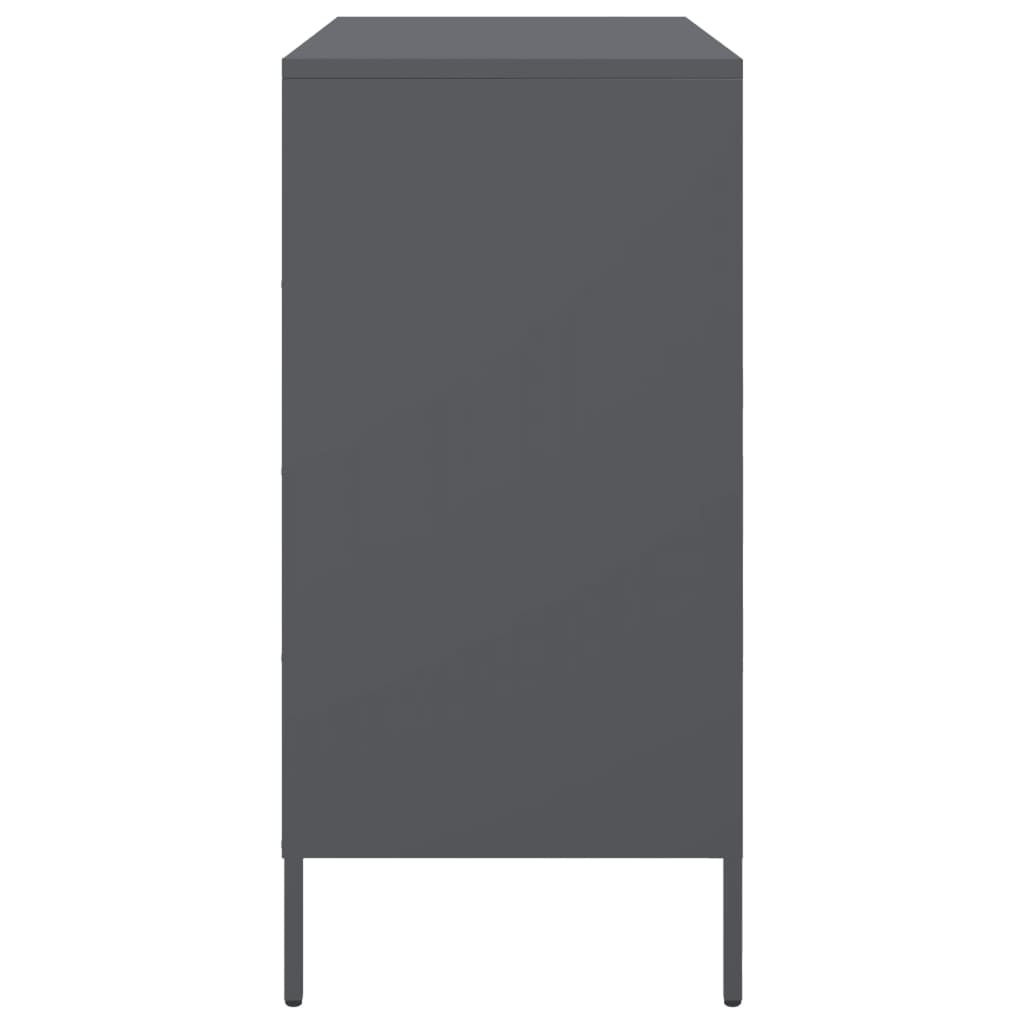 vidaXL Sideboard Anthracite 68x39x79 cm Steel