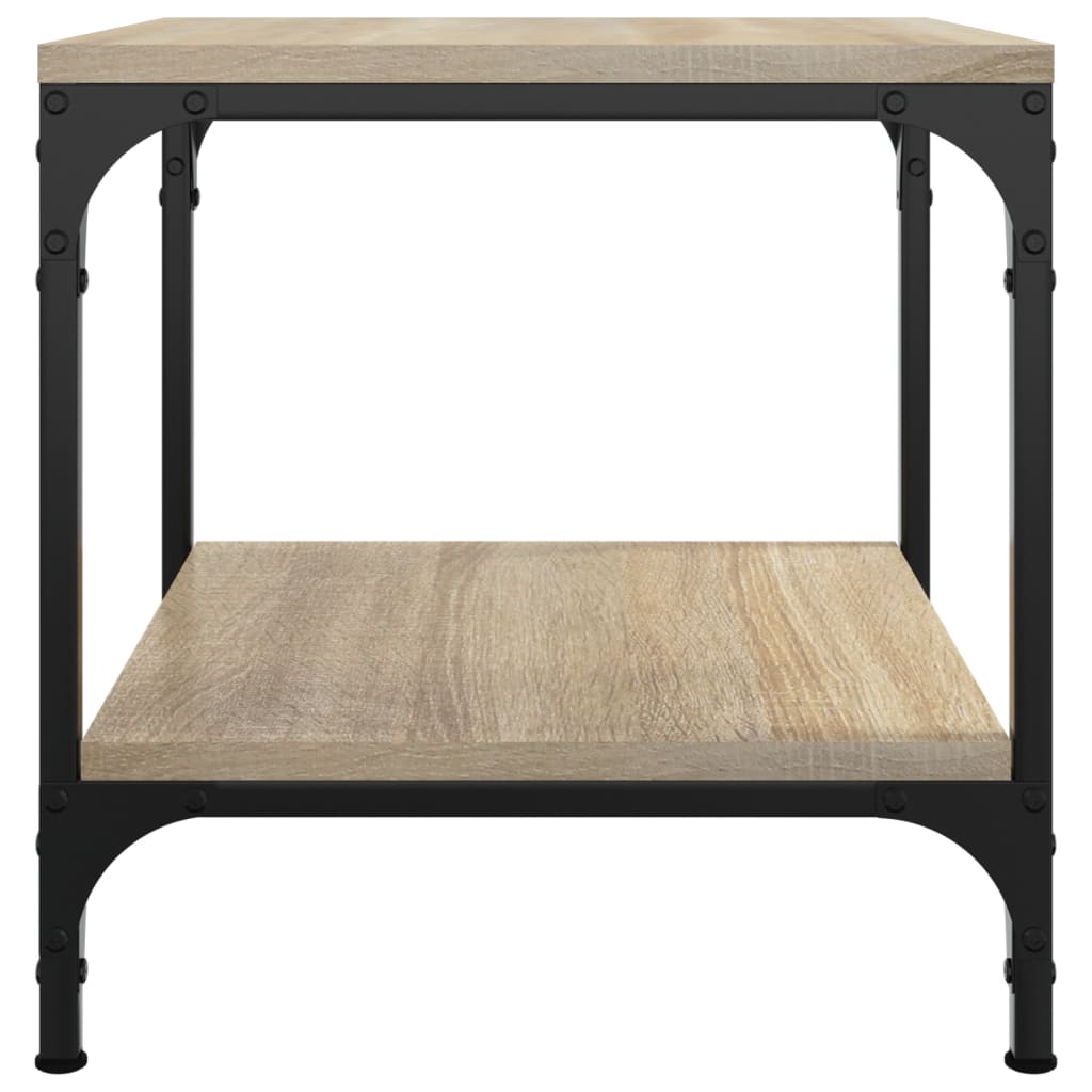 vidaXL Side Table Sonoma Oak 40x40x40 cm Engineered Wood