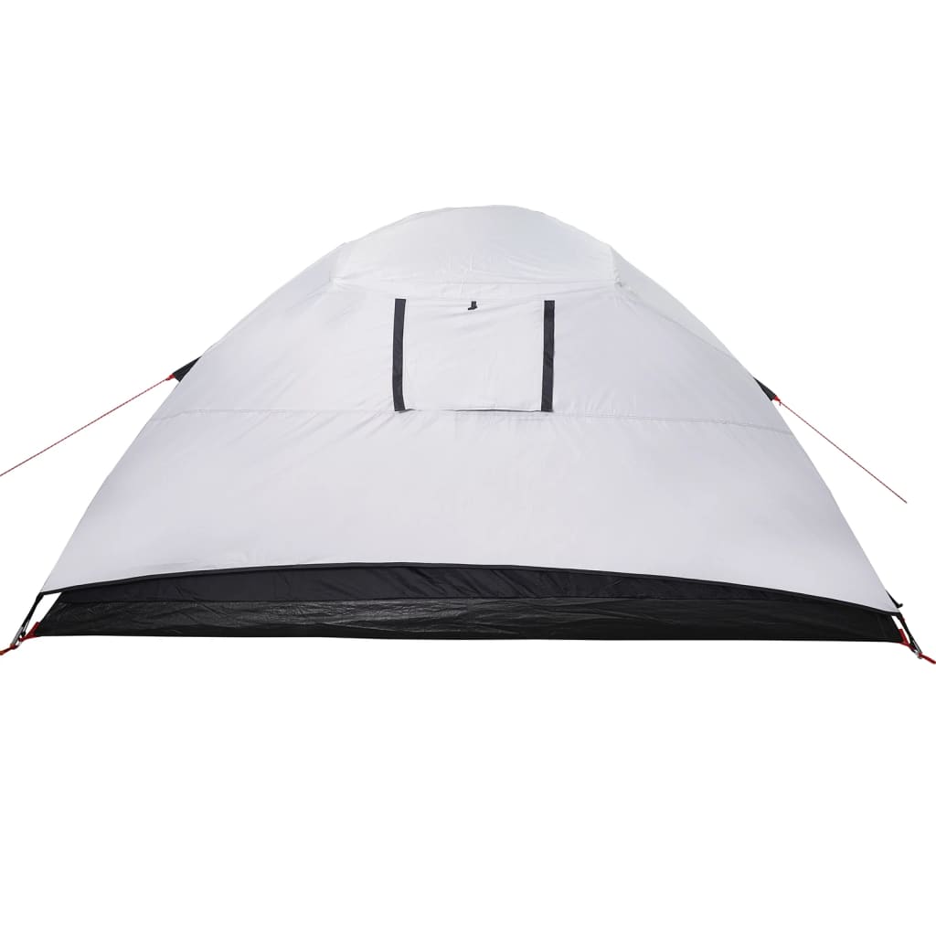 vidaXL Family Tent Dome 6-Person White Blackout Fabric Waterproof